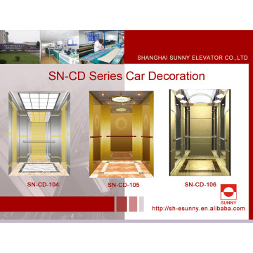 Elevator Cabin with Mirror St. St Flat Frame (SN-CD-104)